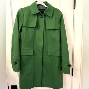 Ann Taylor Green Long Jacket, XS